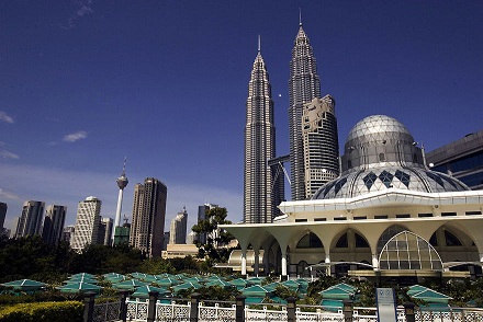 KLCC with Petronas Towers in the background