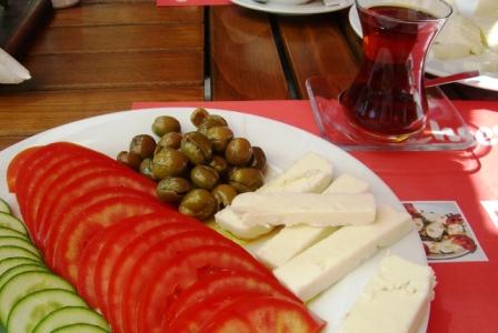 A typical Turkish Breakfast