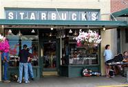 This is Starbucks first Cafe, which opened in Pikes Place Market, Seattle, Washington in 1971.