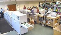 Print Shop at Hillsboro School District Oregon (Click for larger picture)